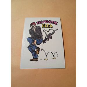 1983 General Mills Zero Hero Trading Card Sticker Vintage #42 Fantastic Flea